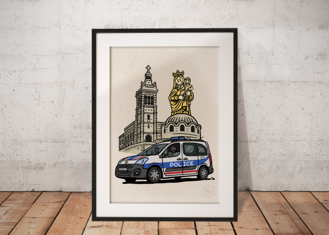 Print "La Bonneuh Mère" Version Police