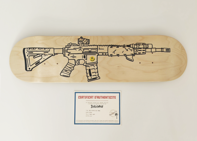 Skate Deck "Buy an AR, Be Happy"