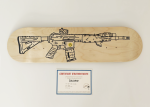 Skate Deck "Buy an AR, Be Happy"